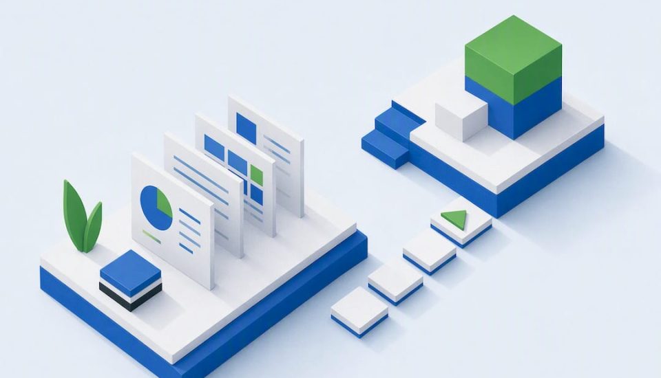 Isometric flat-rate accounting title card