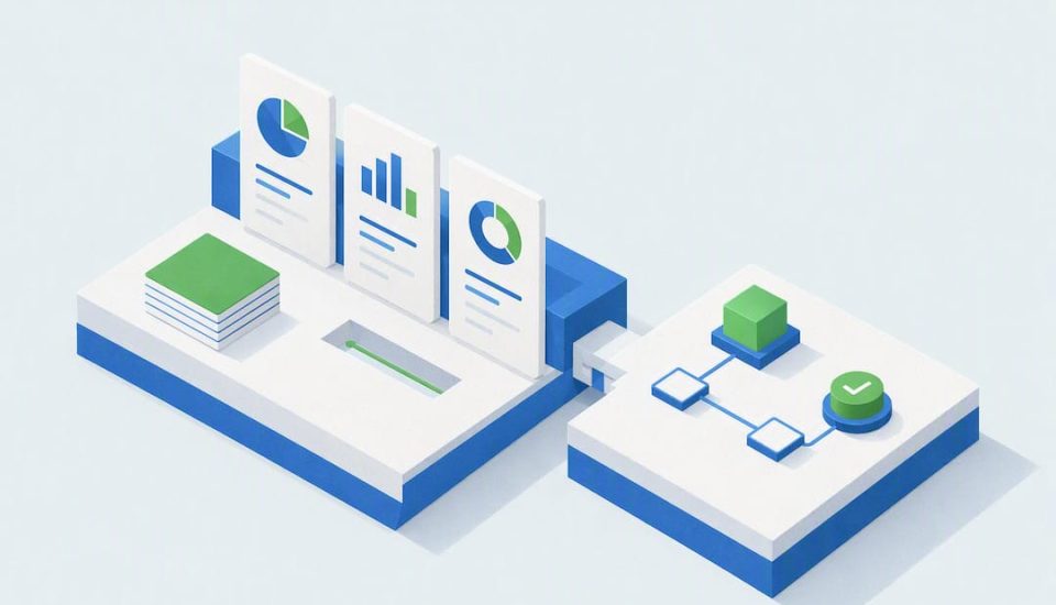 Abstract title card for Vancouver bookkeeping services