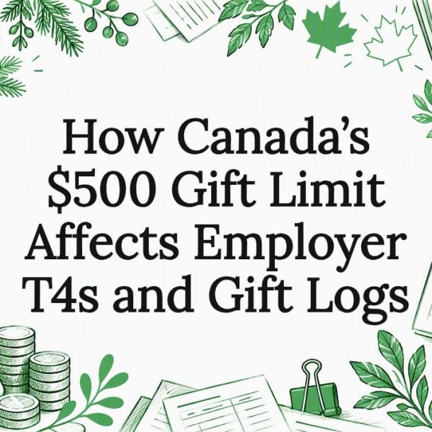 Decorative CRA gift limit title card
