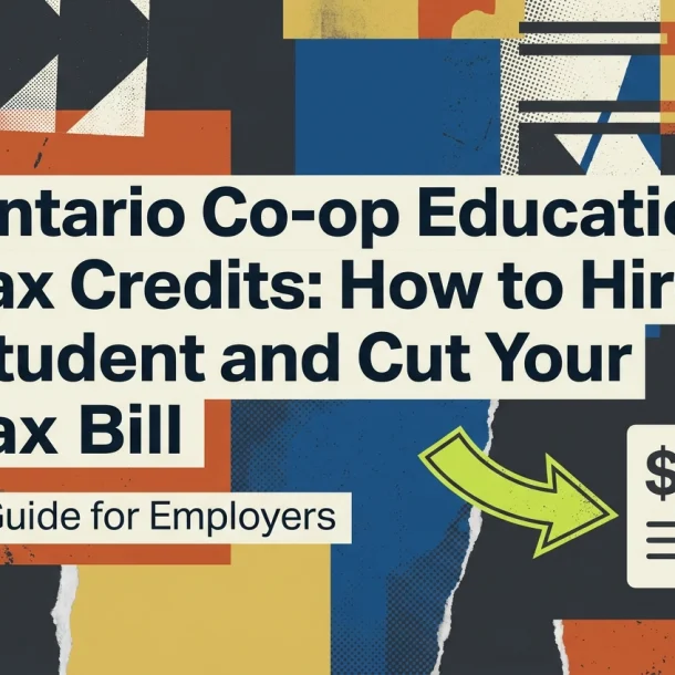 Professional header image for step-by-step guide: Ontario Co-op Education Tax Credits: How to Hire a Studen...